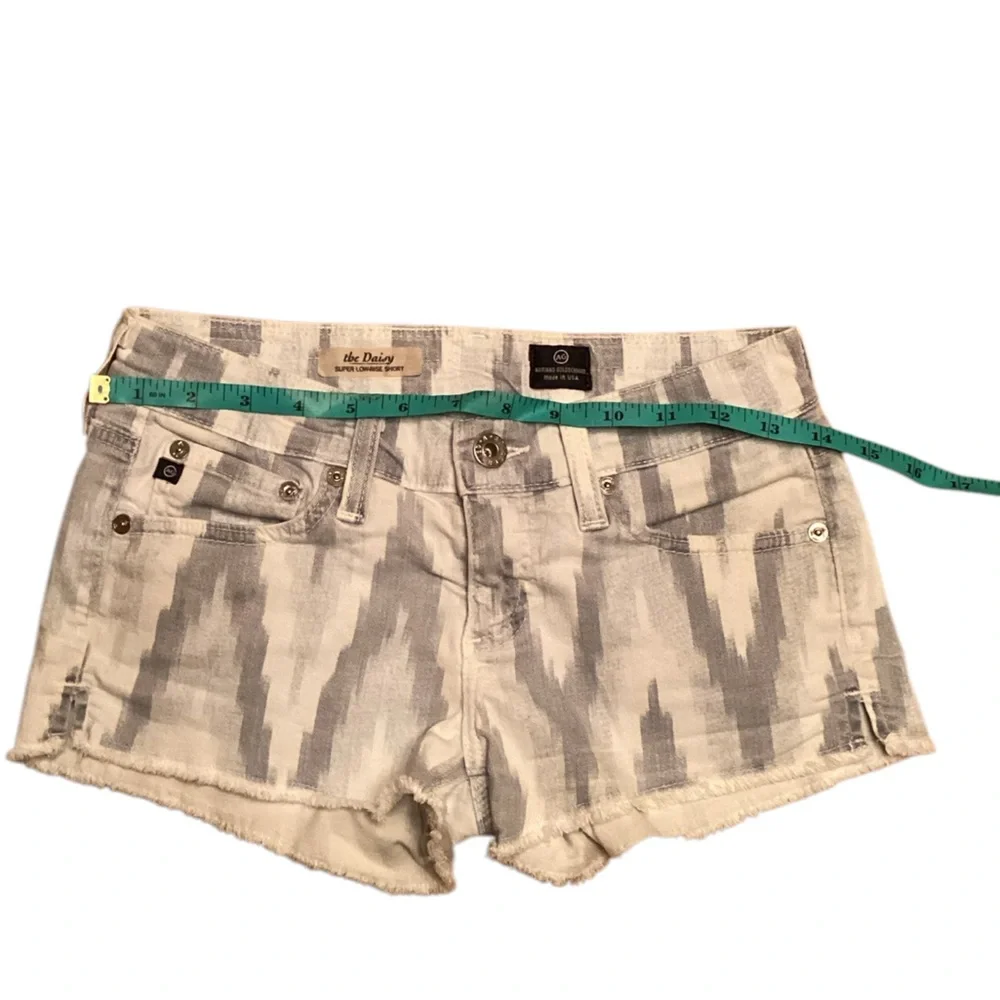 AG Adriano Goldschmied Daisy Duke Tribal Print Short Shorts - Picture 7 of 7